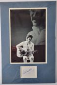 Peter Sarstedt Original Signature In Mounted Display