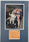 Screaming Lord Sutch Original Signature In Mounted Display
