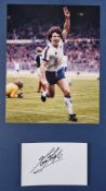 Kevin Keegan Original Signature With Photograph