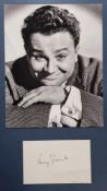 Harry Secombe Original Signature With Photograph