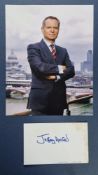 Jeffrey Archer Original Signature With Photograph