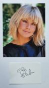 Glynis Barber Original Signature With Photograph