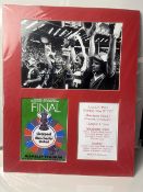 Jimmy Greenhoff Signed FA Cup 1977 Photo