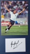 Gary Lineker Original Signature With Photograph