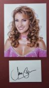 Jane Seymour Original Signature With Photograph