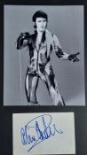 Alvin Stardust Original Signature With Photograph