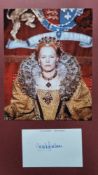 Glenda Jackson Original Signature With Photograph