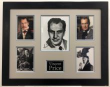 Vincent Price Original Signature Presentation