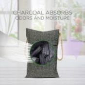 10 x AirWick Bamboo-Based Odour Removing Charcoal Bag L9c