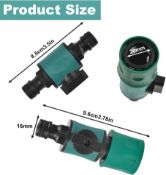 20 x 3 Pcs Garden Hose Quick Connector RRP £171.20 Lb16