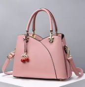 Elevate Your Look With The Trendy Fashion Handbag! Designed For The Modern, Stylish Woman - Pink