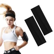 10 Brand New Stock Black Headband