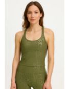 10 x Calvin Klein Womens Performance Printed Strappy-Back Tank Top - New - RRP £370.00