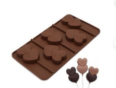 Below Wholesale - 16x Silicone Lollipop Or Chocolate Moulds