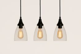 3 Industrial Pendant Bar Lights