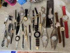 Pack of New Fashion Watches, Approx. 1kg In Weight, Mainly Quartz, Some Mechanical.