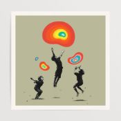 Eelus (b.1979) ‘Dream Catchers’ 17 Colour Screenprint With COA Graffiti/Street/Urban Art