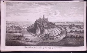 City of Durham Rare 1776 Georgian Copper Plate Antique Engraving-27