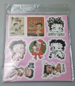 50 Vintage Style Betty Boop Stickers