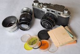 Vintage Leica IIf c1951-52 With Lenses and Extras