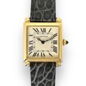 Cartier Tank Obus 16302 18k Yellow Gold 24.5mm Box With Papers
