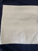 Two Vintage White Square Pillowcases c1930’s