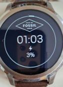 Collection of Five Watches - Lip, Klaus Kobec, Lator, Talis and Smartwatch By Fossil