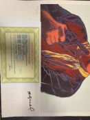 “Andy Warhol, Original, Lithograph, Limited Addition, Plate Signed, Framed,”