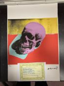 “Andy Warhol, Original, Lithograph, Limited Addition, Plate Signed, Framed,”