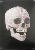 Damien Hirst (b 1965) Diamond Skull Poster, For the Love of God, Whitecube Gallery, 1st Ed, 2007