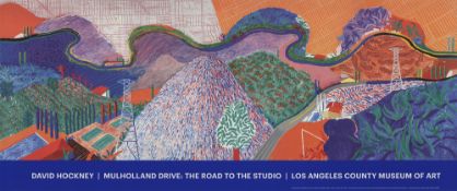 David Hockney 'Mullholland Drive; The Road To The Studio' 2021 Certificate of Provenance