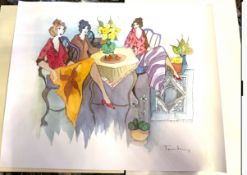 Blissful Moments, Art Print By Itzchak Tarkay