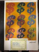 “Andy Warhol, Original, Lithograph, Limited Addition, Plate Signed, Framed,”