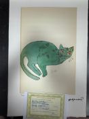 “Andy Warhol, Original, Lithograph, Limited Addition, Plate Signed, Framed,”