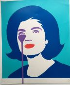 Pure Evil (English 1968) Purple ‘Jackie Kennedy In Tears’, Screenprint, Signed Numbered Limited E...
