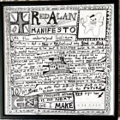 Sir Grayson Perry RA Red Alan Manifesto, Open Edition Framed Free Post Worldwide