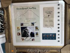 Mount Everest Framed Eleven Pieces of The Mountain With Signed Certificate From Sherpa's