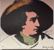 Andy Warhol Print, Lithograph Poster, CMOA Stamp