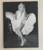 Marylin Monroe Iconic Dress Canvas Print 60 x 80cm
