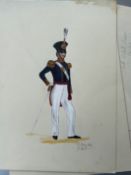 Vintage Watercolour Book Illustration ? Noel Gold 