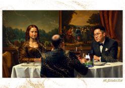 Mr. Jerusalem “Adrian Cheng Having Dinner With Mona Lisa-D2” Original, A2 Poster Print