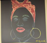 Andy Warhol Print, Lithograph Poster, CMOA Stamp