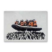 Banksy (b1974) After Glastonbury Festival No9 Poster, ‘Immigrant Boat’ Giclée Print, 2025