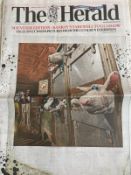 Banksy Limited Edition Glasgow Newspaper Free Post Worldwide September