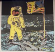Andy Warhol Moonwalk Print, Lithograph Poster, CMOA Stamp
