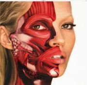 Damien Hirst Signed Limited Edition Kate Moss COA Museum shows