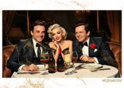 Mr. Jerusalem “Ant & Dec Having Dinner With Marilyn Monroe-D1” Original, A2 Poster Print