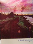 Carel Weight RA CBE Hand Signed Royal Academy Card Tiger