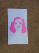 Pure Evil Marelene Dietrich #4/50 Original Hand Pulled Silkscreen Free Post Worldwide