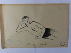 Andy Warhol Mixed Media On Paper Signed, Sealed